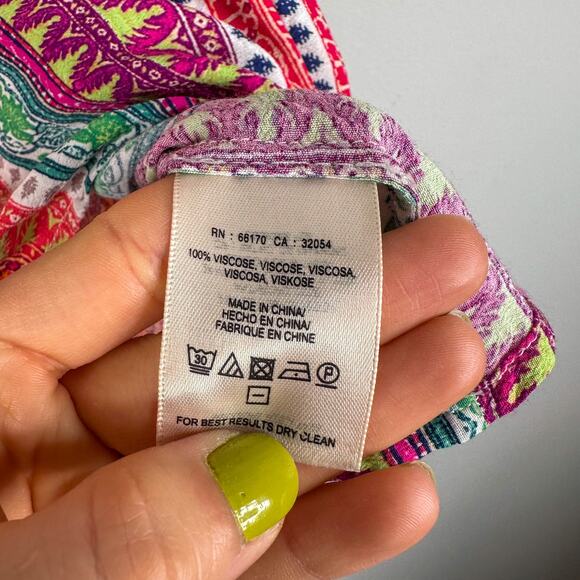 Anthropologie Maeve Milla Multicolor Printed Top - Picture 5 of 8